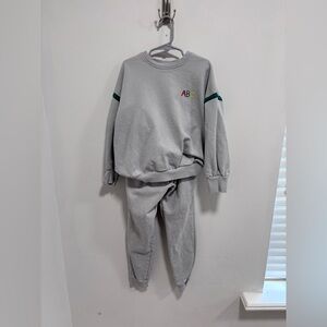 Mini Rodini Gray Sweatshirt and Joggers Set